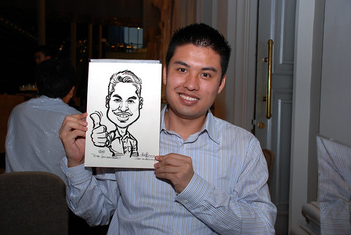 Caricature live sketching for Tetra 60th Anniversary - 6