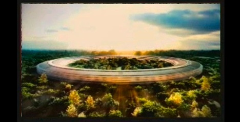 Apple's new headquarters (via Lloyd Alter, Treehugger)