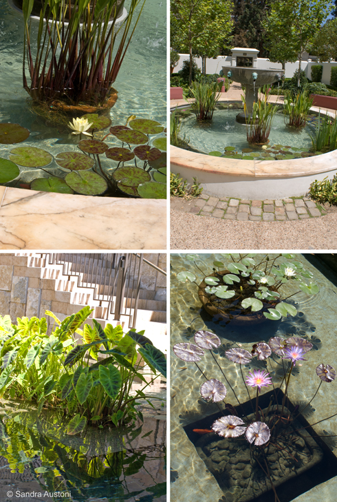 The Getty Villa - Fountains and ponds
