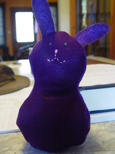 Purple Bunny by dabombdc2000.