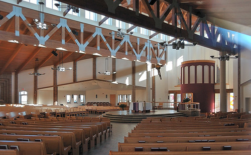 Holy Trinity Roman Catholic Church, in Fairview Heights, Illinois, USA - interior
