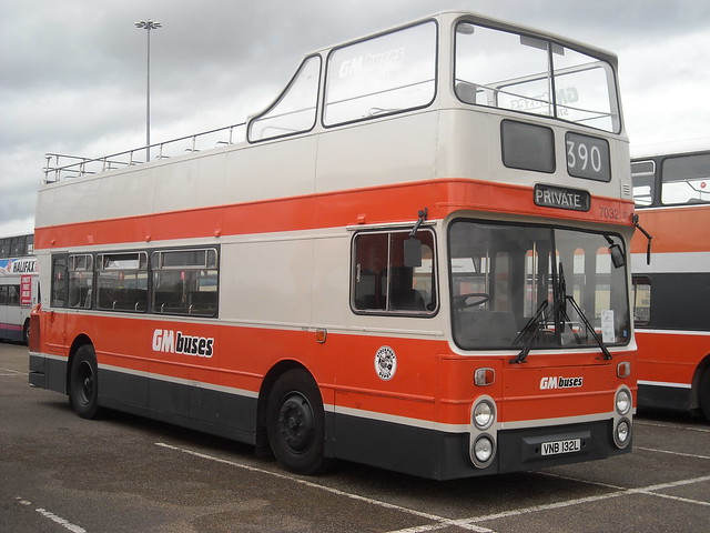 Manchester's open-top bus