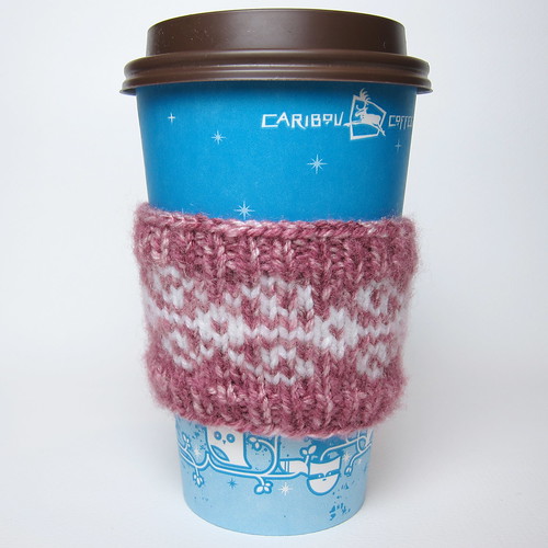 Knit Coffee Cup Sleeve