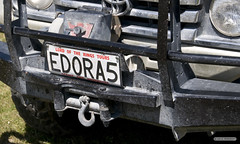 The Tour Vehicle's Plate