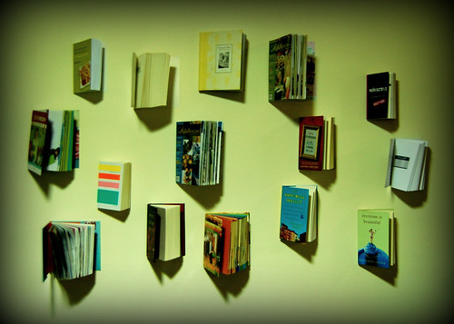 book wall
