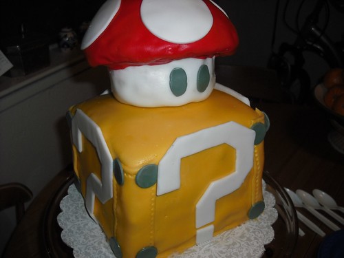 Super Mario 1-UP Cake