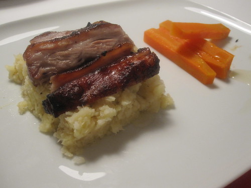 Pork belly, parsnip, braised carrots