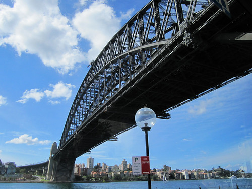 Sydney Harbour Bridge from Sydney Explorer Bus