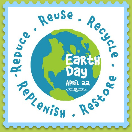 earth-day stamp
