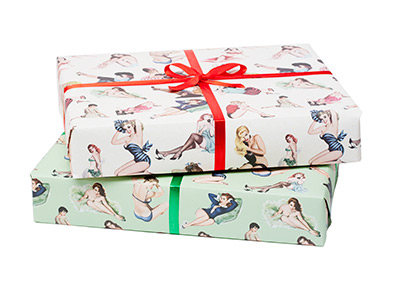 Crumpet & skirt wrapping paper