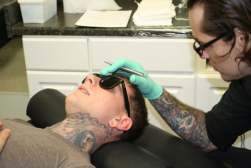 See the video of my face getting tattooed here: 