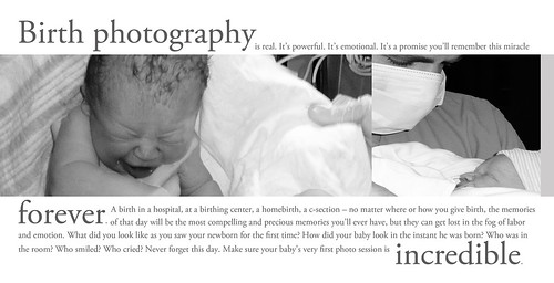 Birth Photography Inside Spread