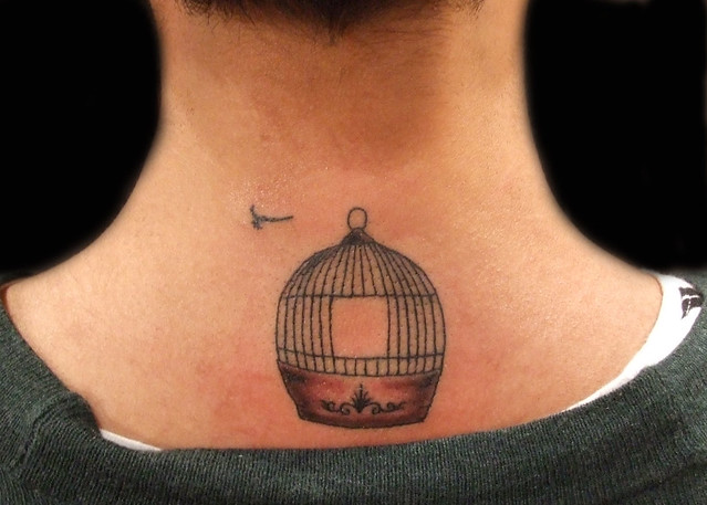 Bird Cage Tattoo. Paulo Madeira Tattoo Artist and BodyPiercer. Ouch Tattoos