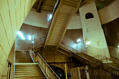 Paris Metro Cité Station stairs