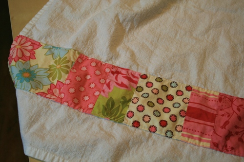 patchwork tea towel