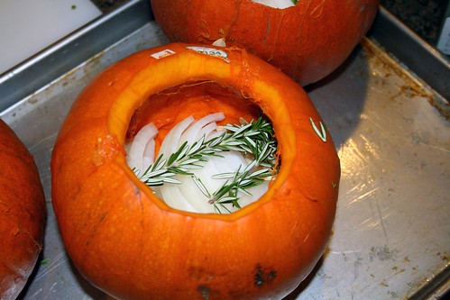Gutted pumpkin