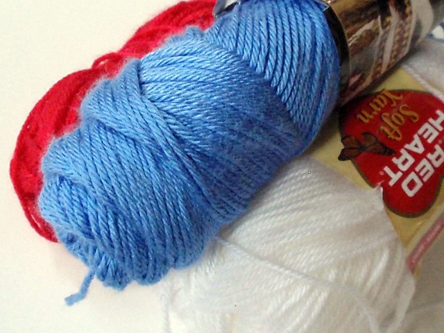 Yarn for CAL - 4th of July Coasters!