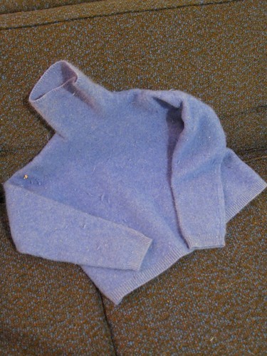 Sweater, after washing