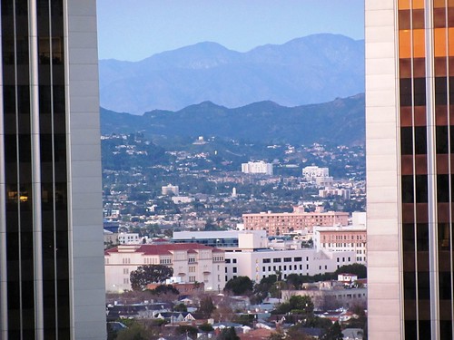 la view from a hotel room