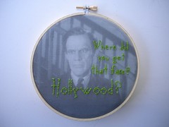 Arsenic and Old Lace Embroidery
