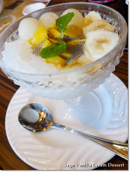 Sago Vanilla Cream Dessert @ Dragon-i