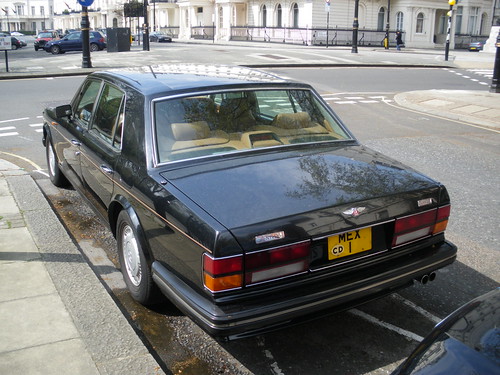 The Bentley Turbo R Limousine which belongs to the Mexican Ambassador in London - April 2009 - very rare photo!