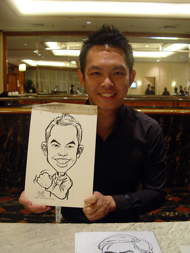 Caricature live sketching for wedding dinner 221109 - 18