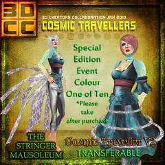 3DCC-The Stringer Mausoleum-SE Dress-Aqua(only ten to be sold)