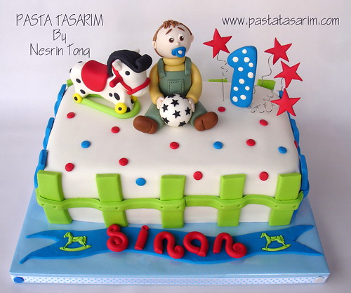 1ST BIRTHDAY CAKE - SINAN'S