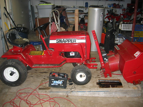 snapper garden tractor