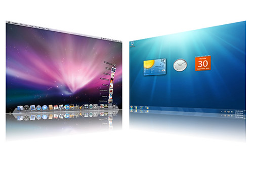 Mac OS X and Windows 7
