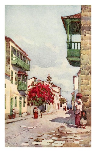 024-Una calle en la Orotava-Tenerife-The Canary Islands (1911) -Ella Du Cane