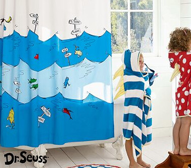 Dr. Seuss Shower Curtain, Pottery Barn Kids