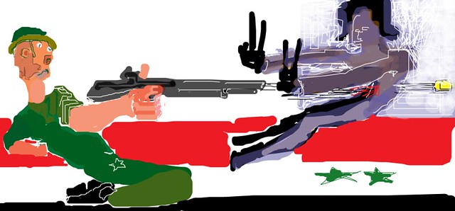 Syrian students shot