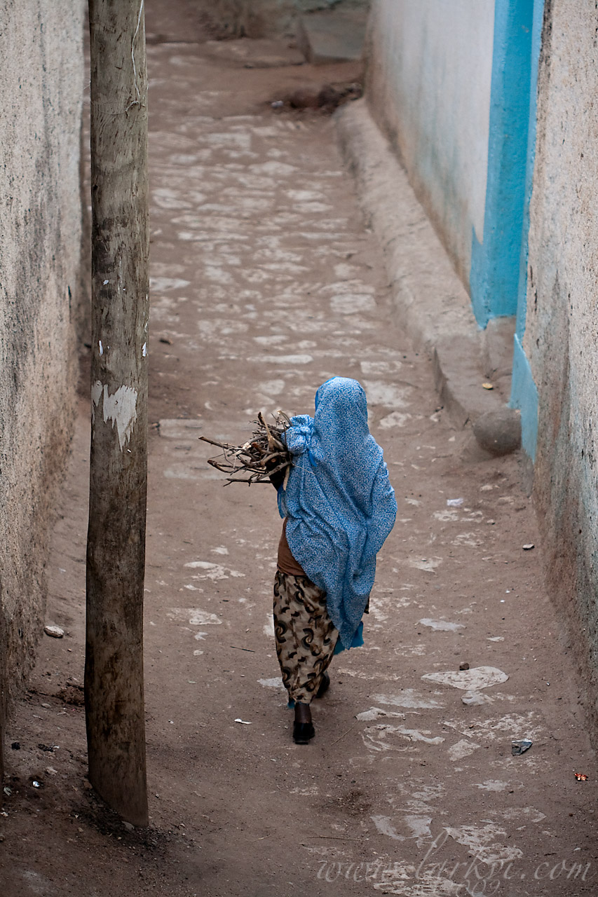 Woman in Street #1, Harar, Ethiopia, 2009