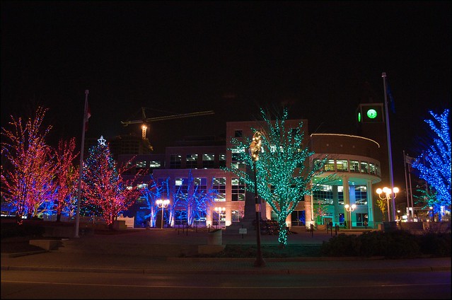 Brampton City Hall Xmas Decorations. Again this year they have done a great 