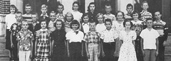 Students of Grades 5 and 6 of St John School in Seward, Nebraska, in 1952