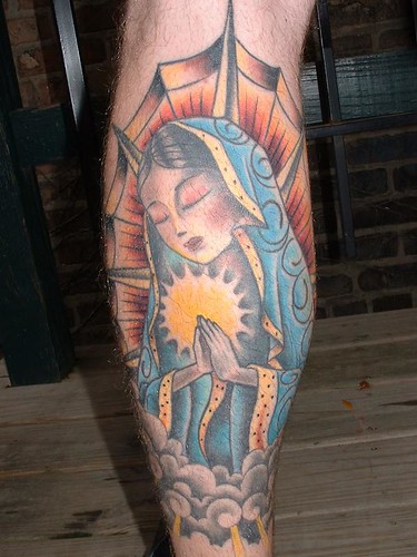 mother mary tattoo. mother mary Cary Aldridge