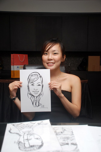 Caricature live sketching for Johnson & Johnson - 17