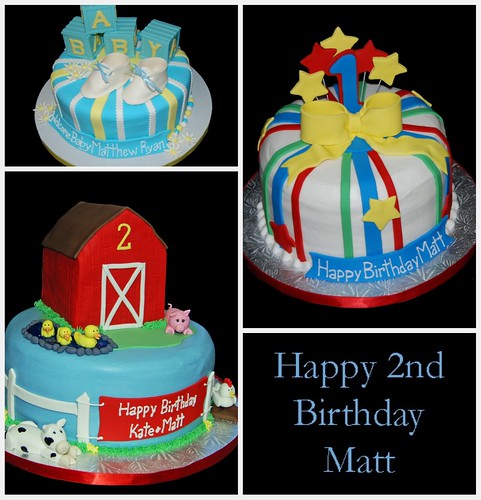 Matt's Birthday Cake Collage
