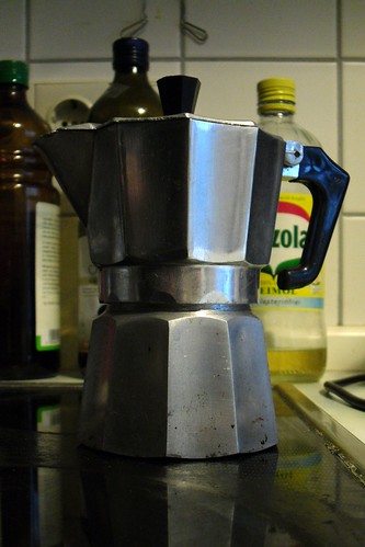 Portrait of the famous coffee maker