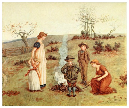 028- La hoguera-Kate Greenaway 1905- Marion Spielmann y George Layard