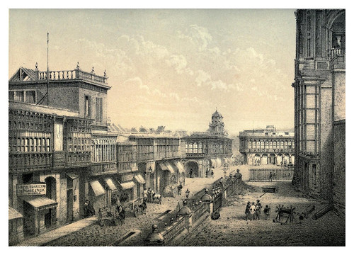 005-Calle de los judios-Lima or Sketches of the capital of Peru-1866- Manuel Atanasio Fuentes Delgado