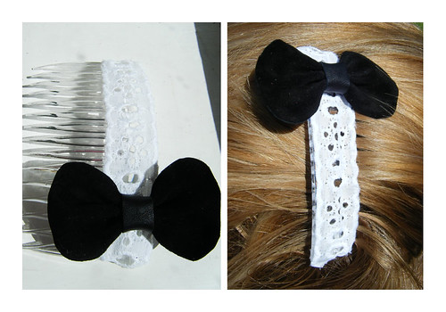 Scrap leather hair combs 4