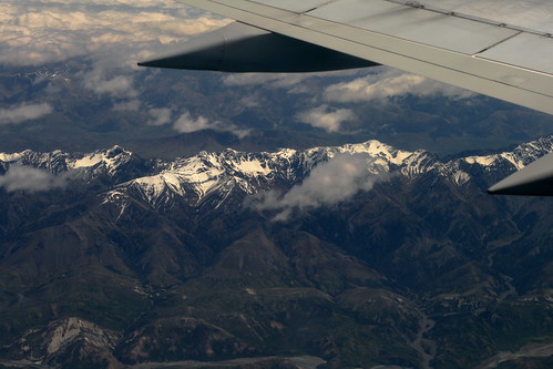 Sunday: Impressive Mountains from the Plane to Wellington