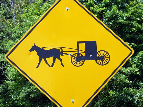 Amish sign
