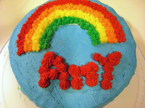 Rainbow Cake - Wilton Course 1 Class 2