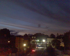 Clouds and sunset over Glebe 1