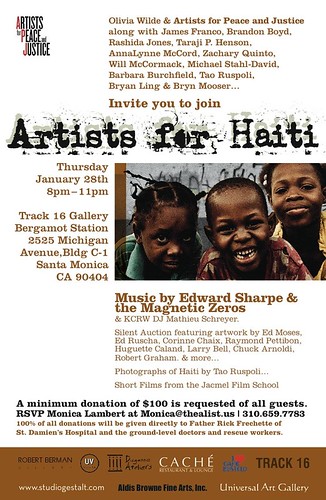 Artists for Haiti Track 16 Gallery