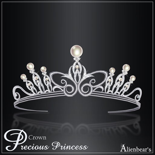 Precious Princess Crown white